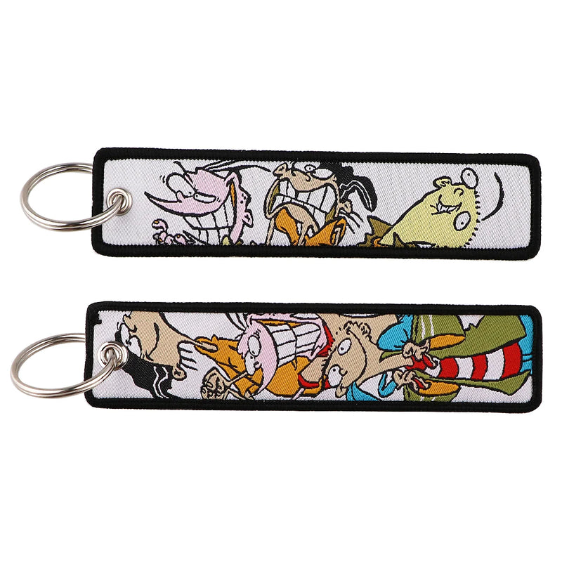 "Cul-de-Sac Crew" Embroidered Keychain