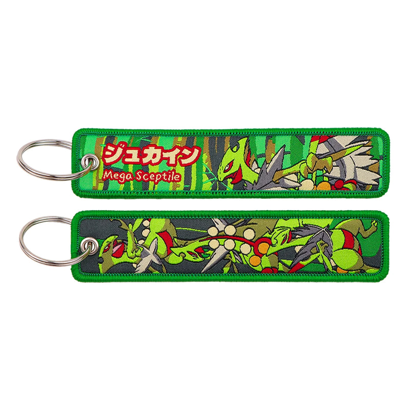 "Forest Blade" Embroidered Keychain