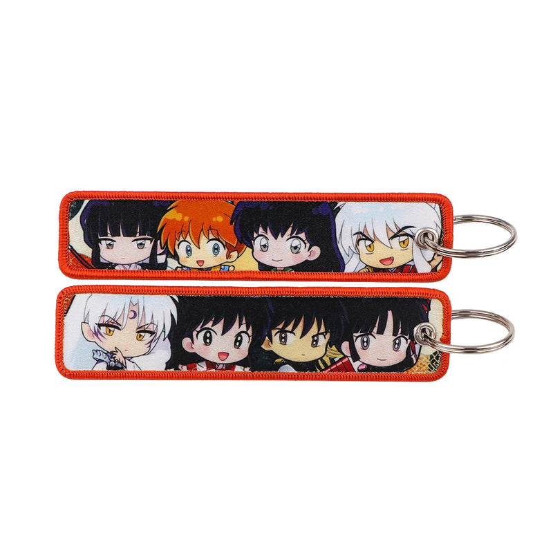 "Feudal Chibis" Embroidered Keychain