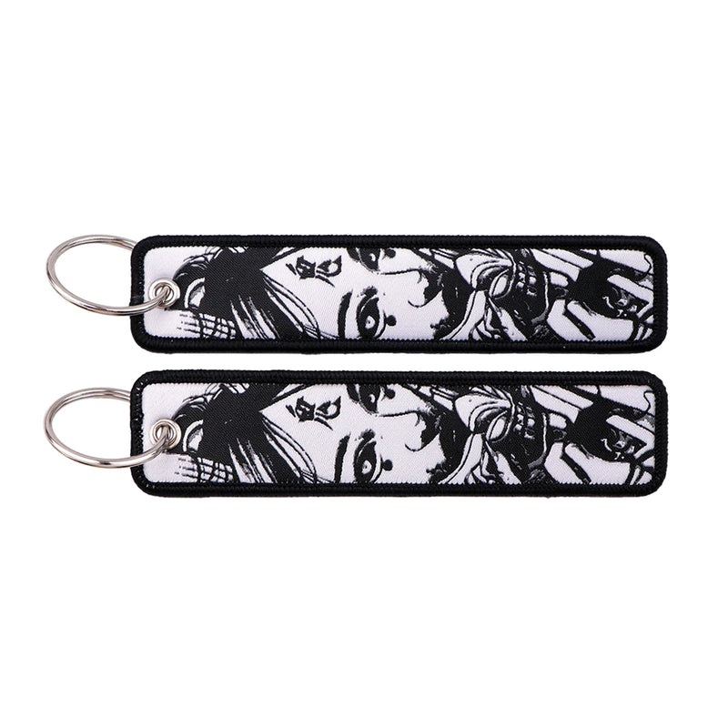 "Ink Terror" Embroidered Keychain