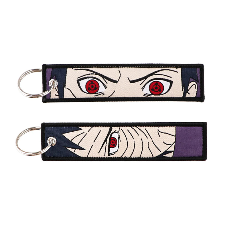 "Rival Eyes" Embroidered Keychain