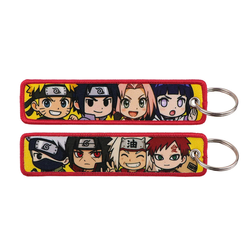 "Ninja Chibis" Embroidered Keychain