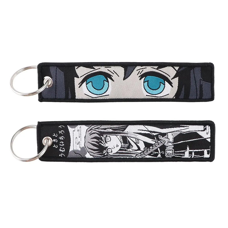 "Ocean Eyes" Embroidered Keychain