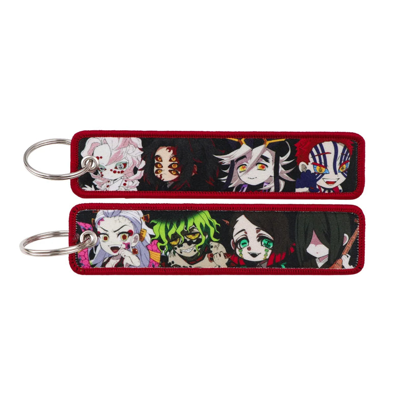 "Demon Moons" Embroidered Keychain