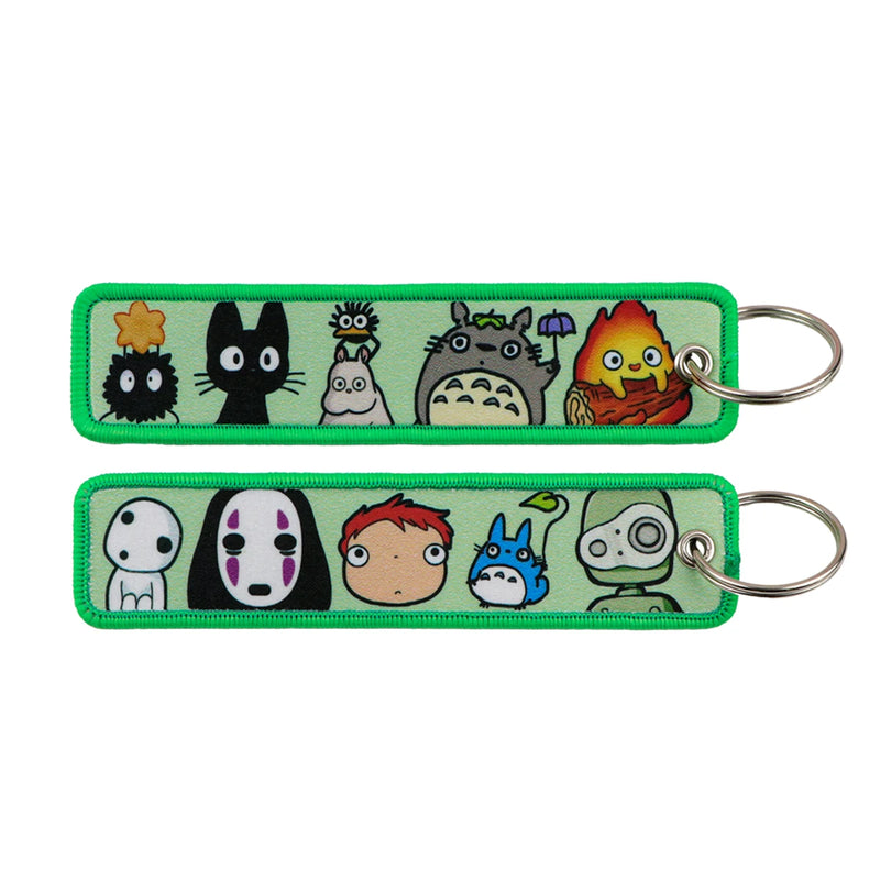 "Spirit Friends" Embroidered Keychain