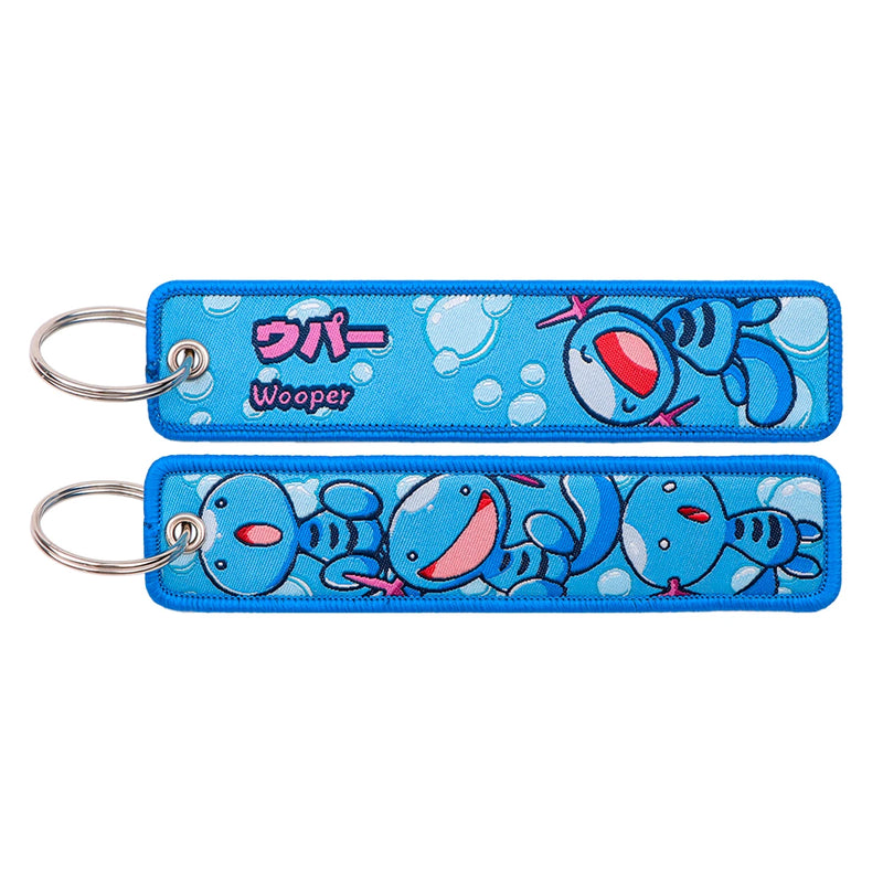"Bubble Buddy" Embroidered Keychain