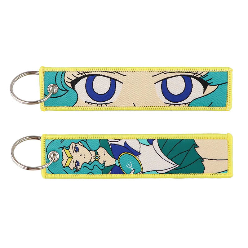 "Ocean Gaze" Embroidered Keychain