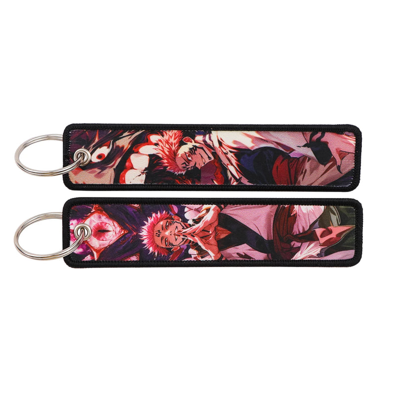 "Cursed King" Embroidered Keychain