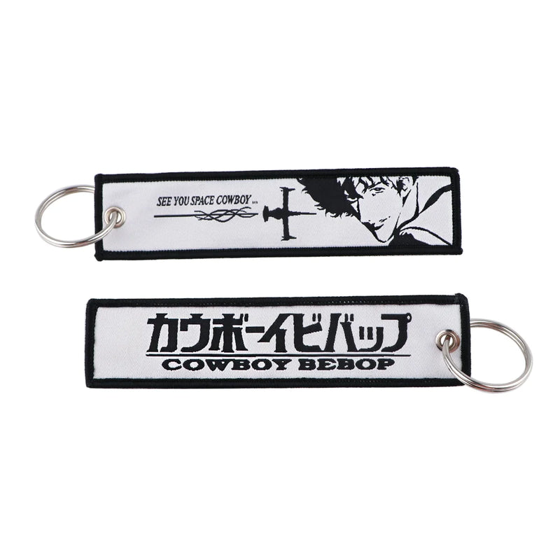 "Space Cowboy" Embroidered Keychain
