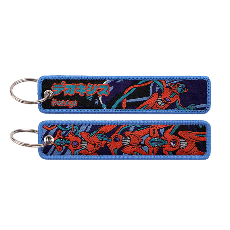 "Cosmic Virus" Embroidered Keychain