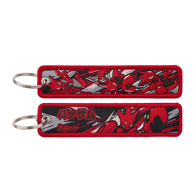 "Steel Pincer" Embroidered Keychain