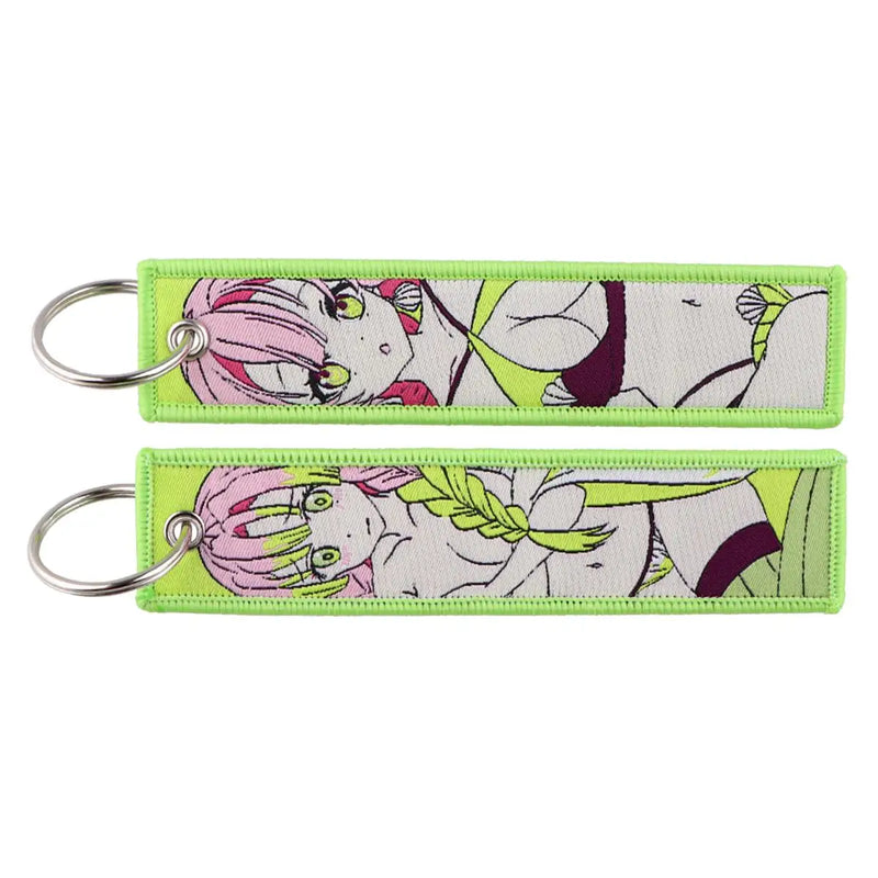 "Summer Pillar" Embroidered Keychain