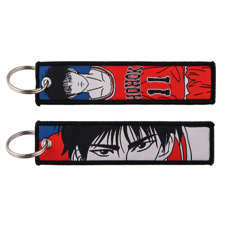 "Silent Focus" Embroidered Keychain