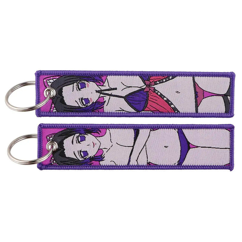 "Butterfly Summer" Embroidered Keychain