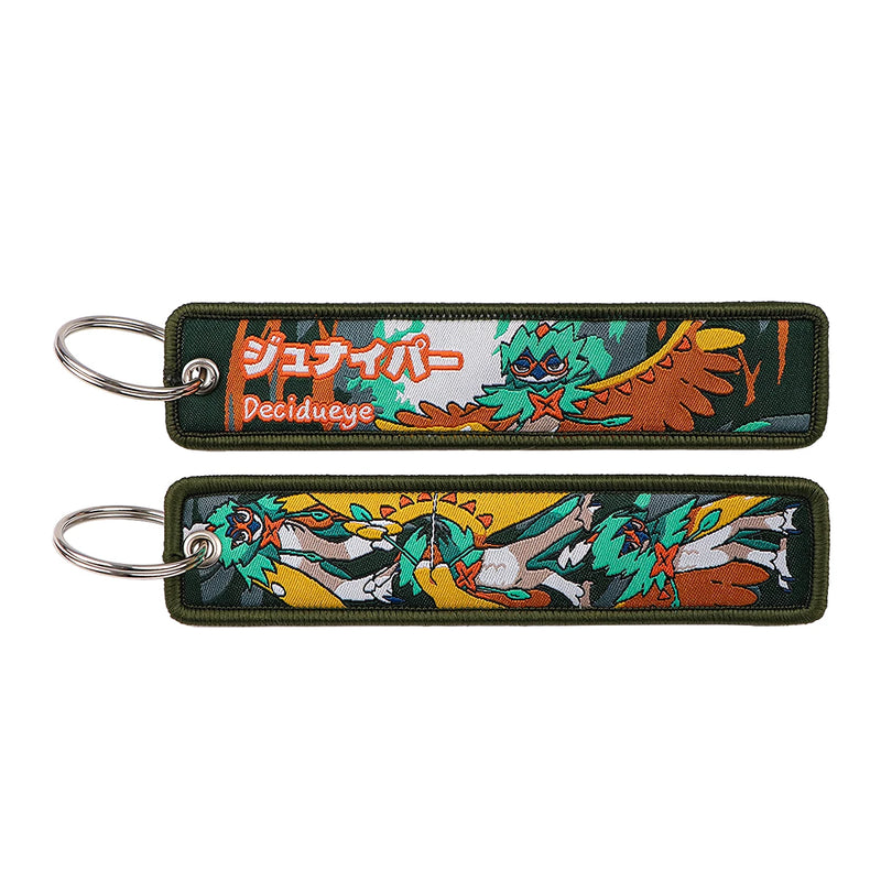 "Archer Owl" Embroidered Keychain