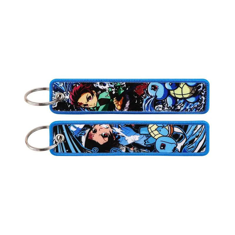 "Water Breath" Embroidered Keychain