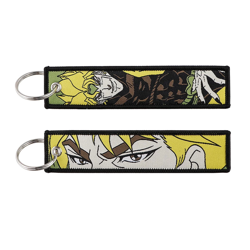 "Golden Vampire" Embroidered Keychain