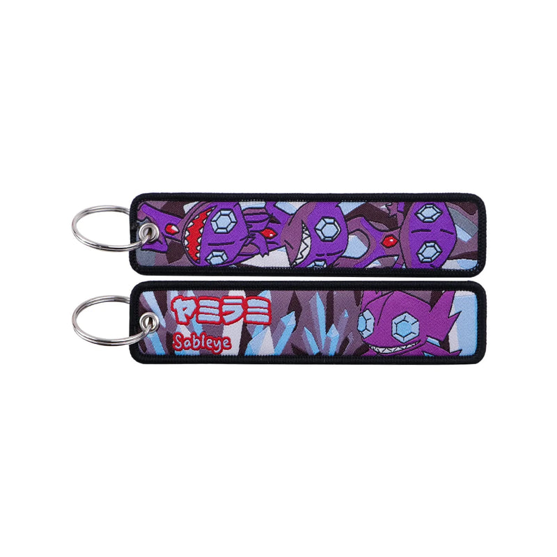 "Gem Gremlin" Embroidered Keychain