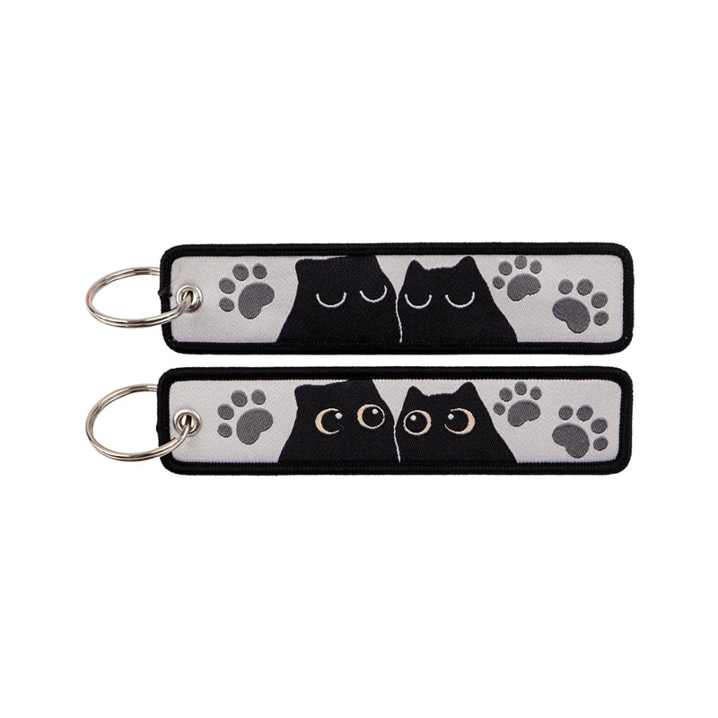 "Paw Pals" Embroidered Keychain