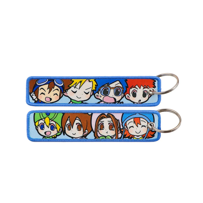 "Digital Kids" Embroidered Keychain