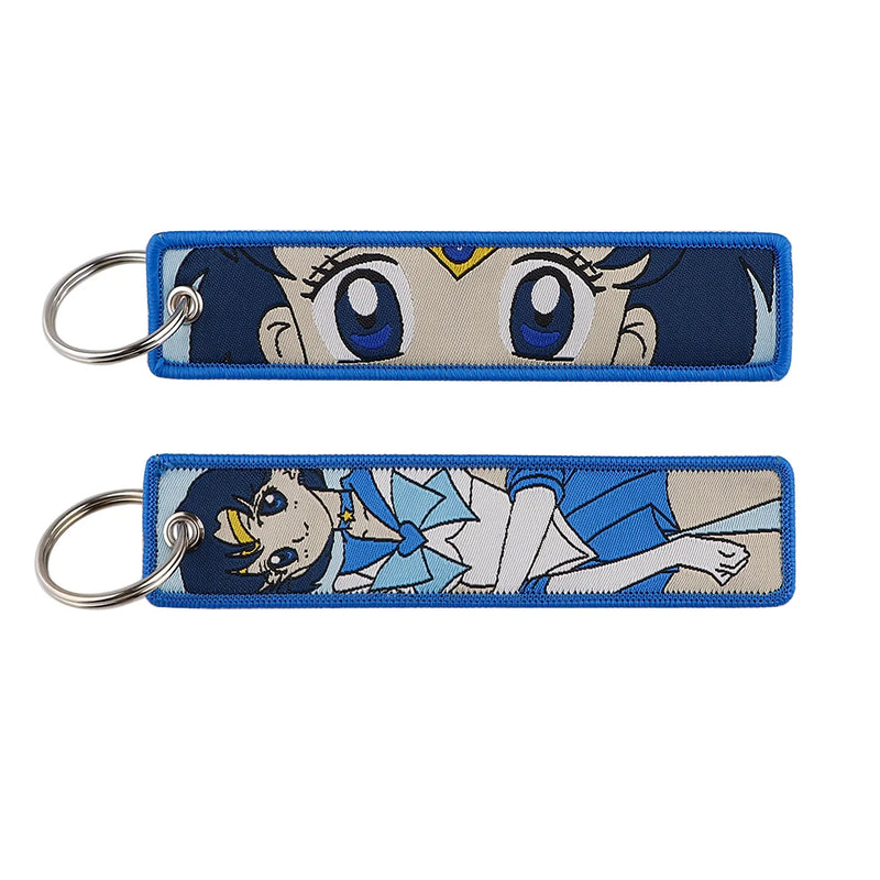 "Midnight Sailor" Embroidered Keychain