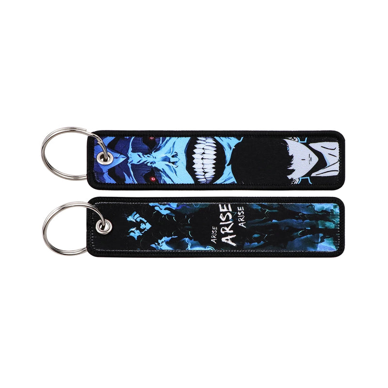 "Shadow Arise" Embroidered Keychain