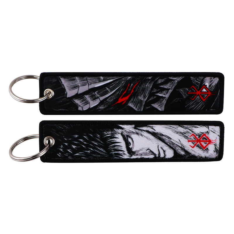 "Red Brand" Embroidered Keychain