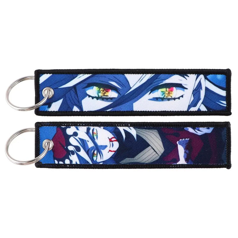 "Rainbow Eyes" Embroidered Keychain
