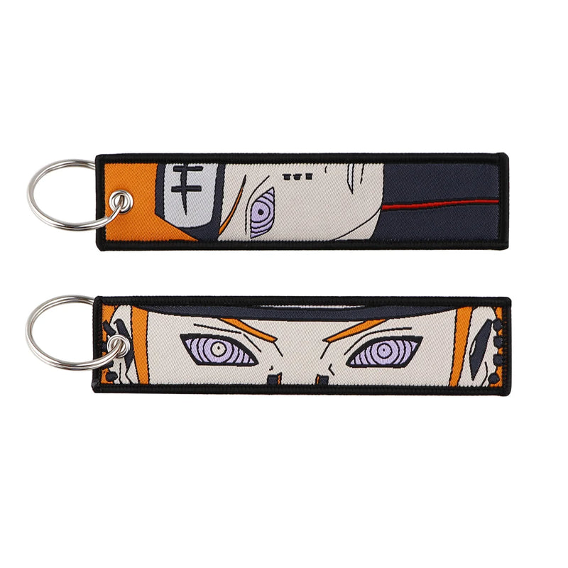 "Ripple Eyes" Embroidered Keychain