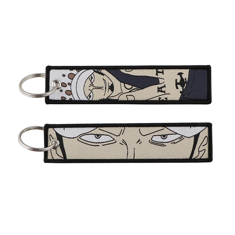 "Iron Anchor Gaze" Embroidered Keychain