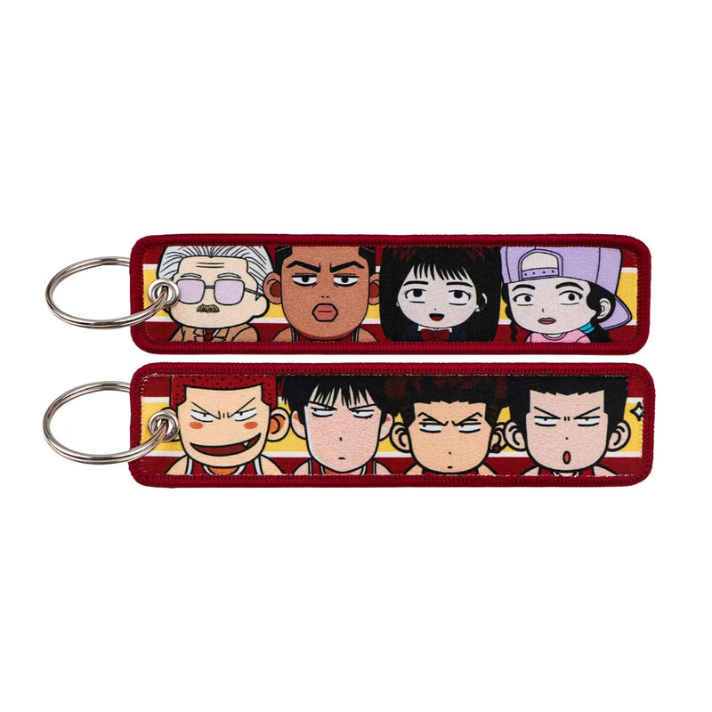 "Hoop Legends" Embroidered Keychain
