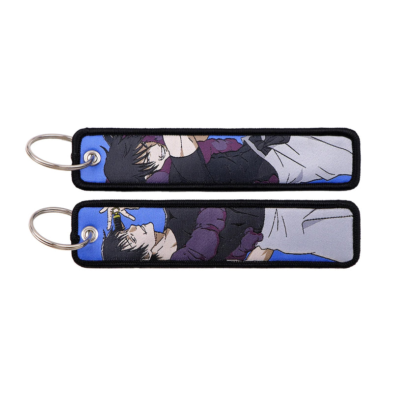 "Midnight Rest" Embroidered Keychain