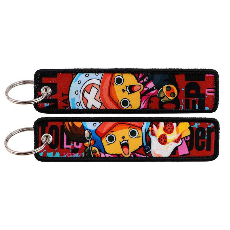 "Golden Mascot" Embroidered Keychain