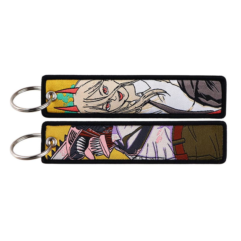 "Blood Fiend" Embroidered Keychain
