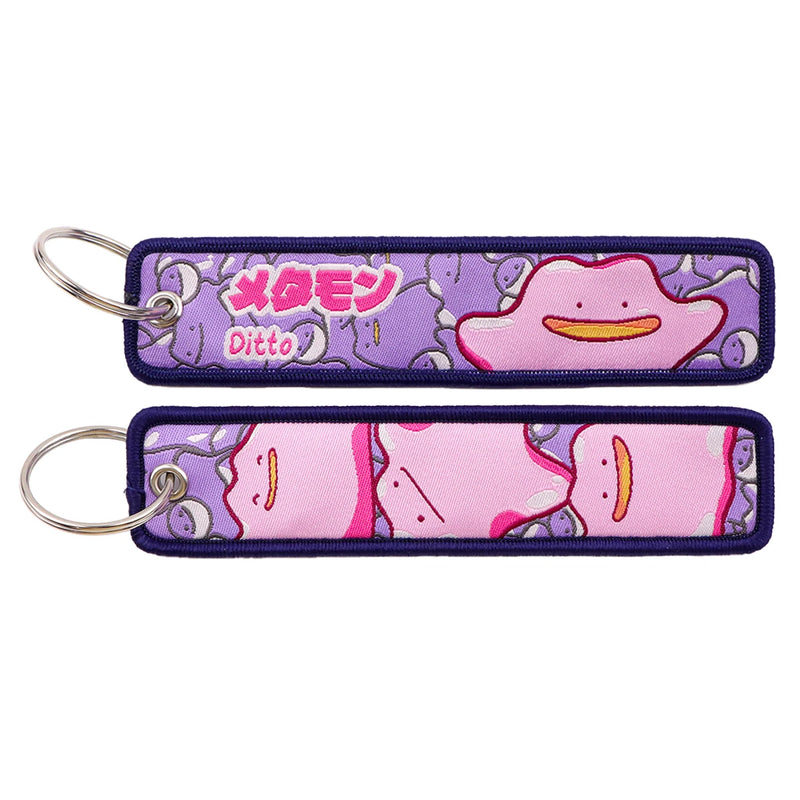 "Blob Buddy" Embroidered Keychain