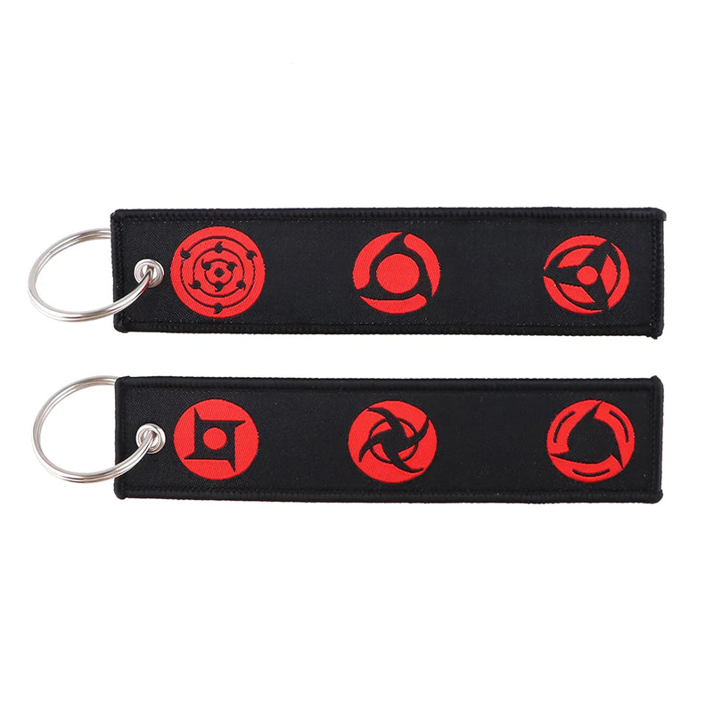"Eye Sigils" Embroidered Keychain