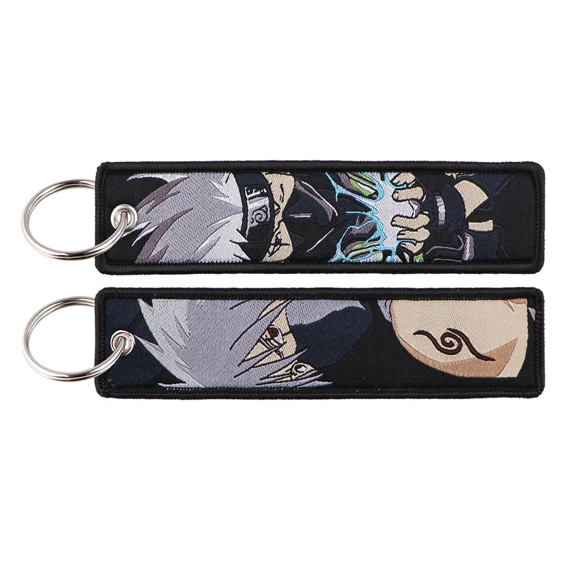 "Lightning Blade" Embroidered Keychain