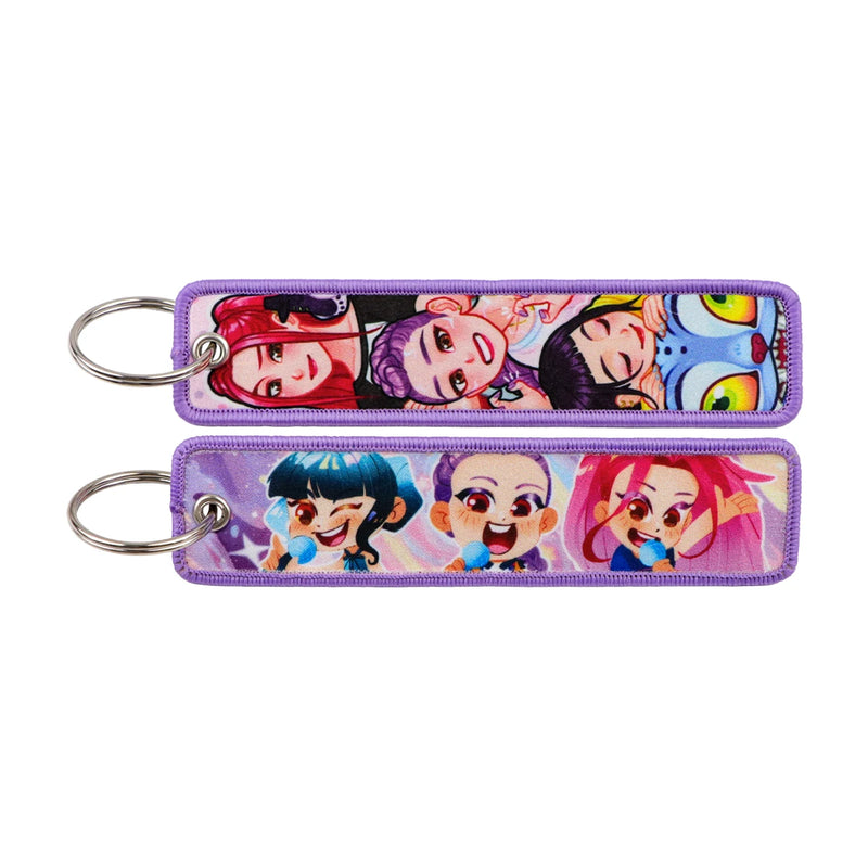 "Stage Idols" Embroidered Keychain