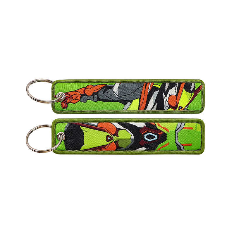 "Green Titan" Embroidered Keychain