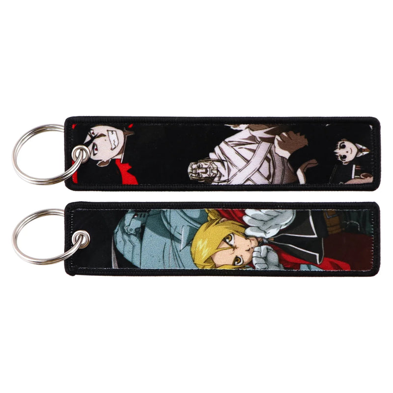 "Alchemy Brothers" Embroidered Keychain