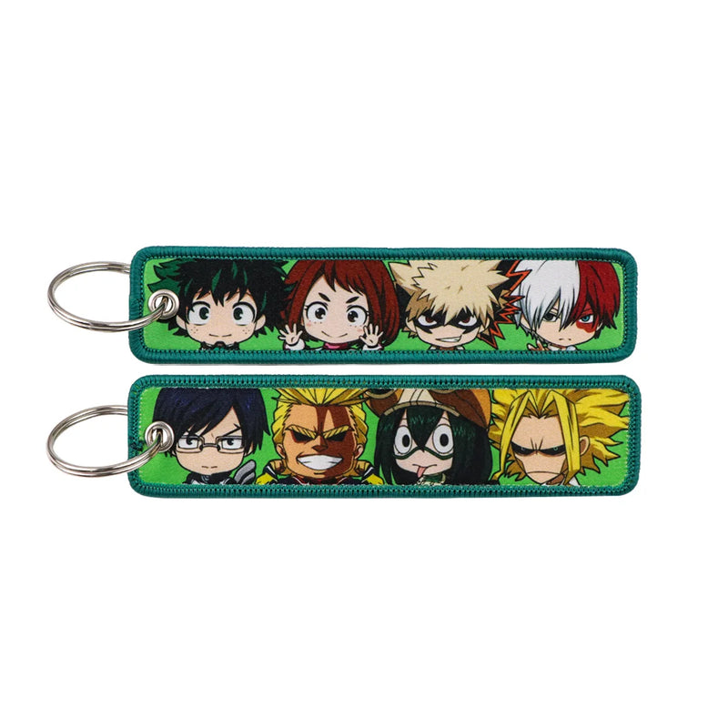 "Hero Academy" Embroidered Keychain
